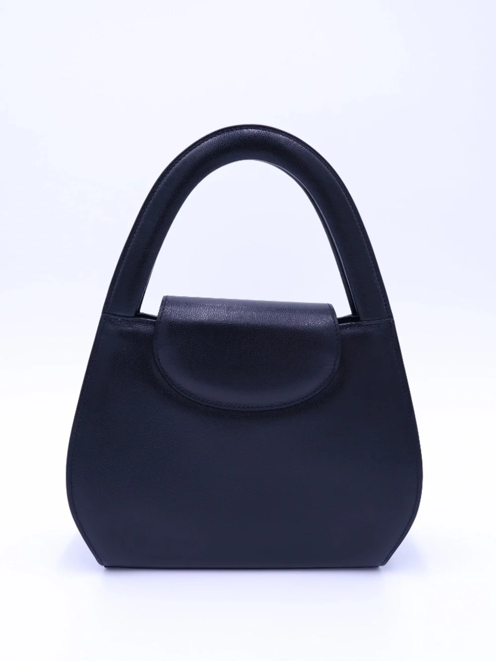 Vintage CARTIER Panthere Black Caviar Top Handle — 1995 - Picture 4 of 15